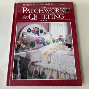 📚3/$35 Vtg '88 Better Homes & Gardens New Patchwork & Quilting Book- Hardcover